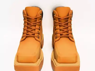  Timberland LEGO Style Second Life toy 3D print model