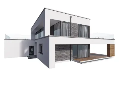 Villa 06 House Cottage Home Building 3D model