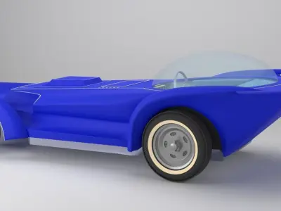 Orbitron Custom Hot Rod 3D model