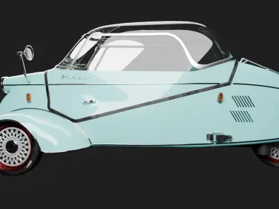messerschmitt kabienroller 3D model