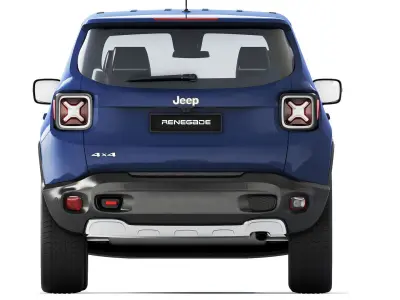 Jeep Renegade 2017 3D model