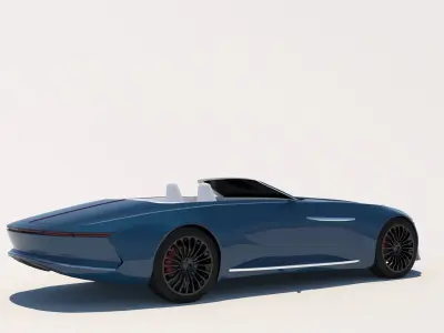 Mercedes-Benz Maybach Vision 6 Cabriolet 2018 3D model