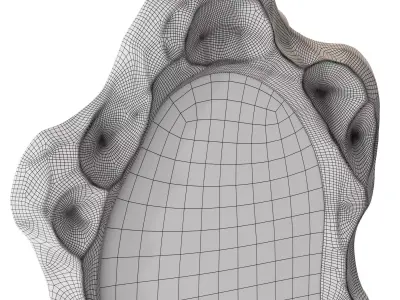 Decorative Mirror V3 3D model