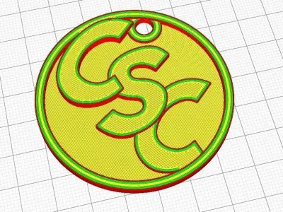 CAPA SOBRE CAPA KEYCHAIN LOGO Free 3D model