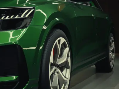 Audi RS Q8 2020 High Detailed 3D Model  3D model