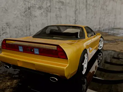 Under the Bridge Low-poly 3D model