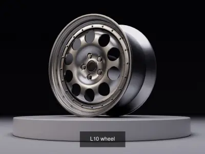 Retro deepdish wheel pack