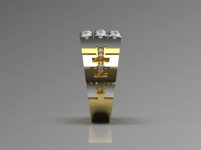 Luxury man Rolex design diamond ring model ror0044 3D print model