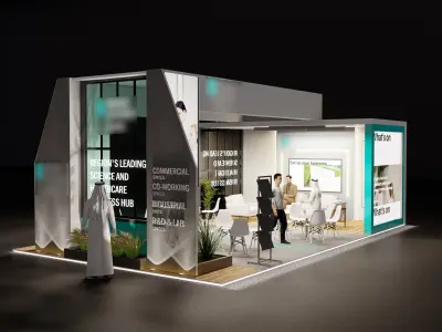 Exhibition stand  3D model