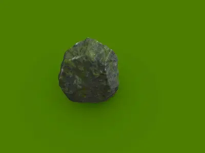 Rock stand land d Free 3D model