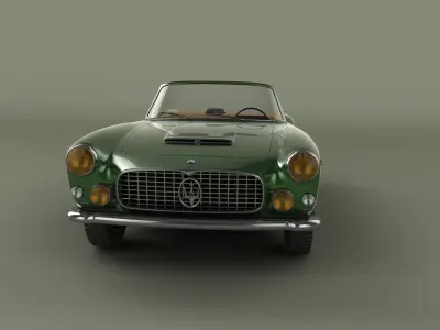 Maserati 3500GT spider Vignale 3D model