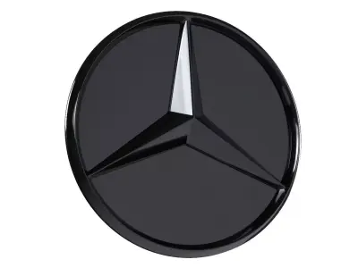 Mercedes logo 03 3D print model