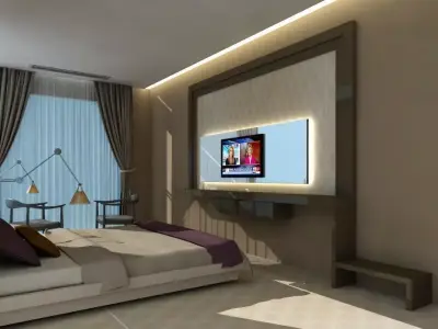 hotel room 3D model purchase