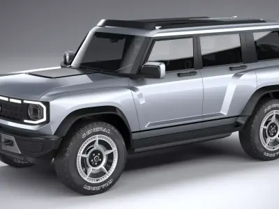 Generic Offroad EV v1 2022 LowPoly 3D model