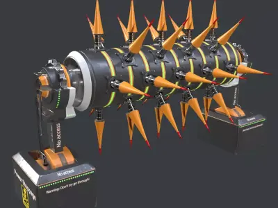 Trap-01 Low-poly 3D model