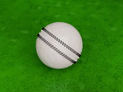 T20 Cricket Ball 3d Model Low-poly 3D model