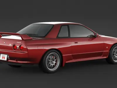 Nissan Skyline GT-R R32 V-spec II 3D model