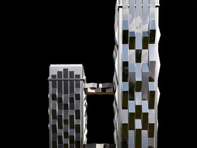 14 High-Rise Building 3D model