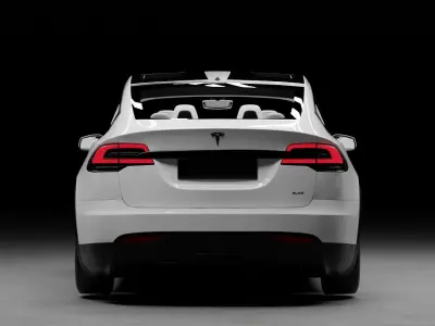 Tesla Model X Plaid 3D model