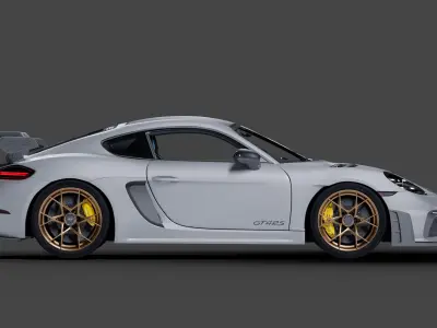 Porsche Cayman 718 GT4 RS  3D model