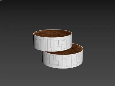 Torc Side Table 3D model