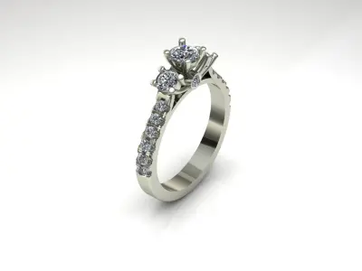 Rings 3D print model