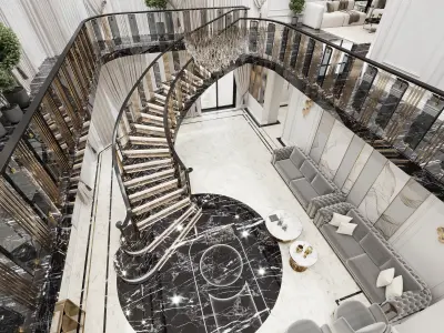 LUXURY NEOCLASSIC SCENE 3D model