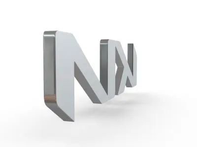 Kia new logo 3D model by 3dlogoman