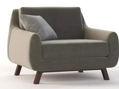 Joybird Calhoun Club Chair 3D model