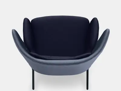 BINGSTA High-back armchair 3D model