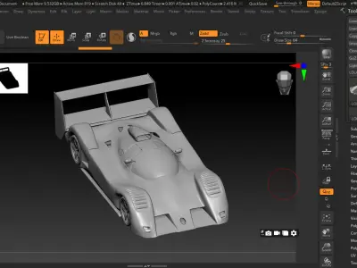 Lola T 70 CAR 3D Model 3D print model