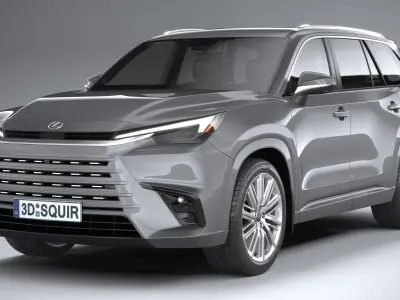 Lexus TX 350h 2024 3D model