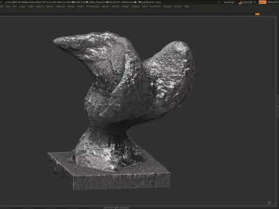 Modern Abstract Decorative sculpture 3d print model 3D print model