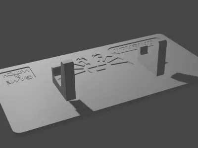 Zelda Game and Watch Stand for console - Goddess Hylia  3D model