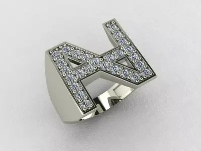 Ring Name 3D print model