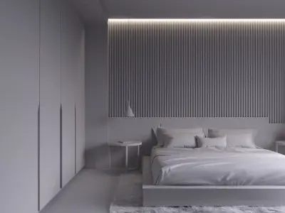 Luxury Master Bedroom 3D model 3D model purchase