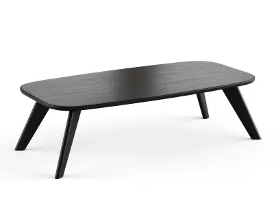Wooden coffee table 3D model purchase