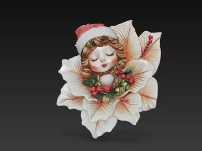 Christmas Creations - Magic Flower 3D print model
