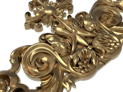  decorative pattern ready for 3D printing 3D model 357