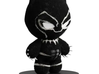 Black Panther 3D model