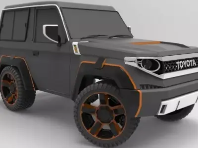 Toyota Land Cruiser XJ700 Concept  3D model