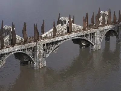 At Deco Bridges Stone 3  3D model