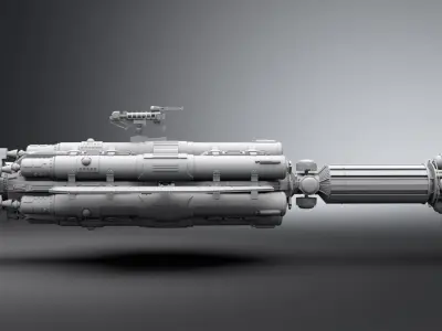 Light Ship Altares Scale model 3D print model