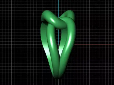 Chain Link Ring 3D print model