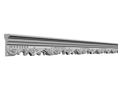 collection of moldings 3D model