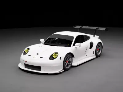 Porsche 911 RSR 3D model