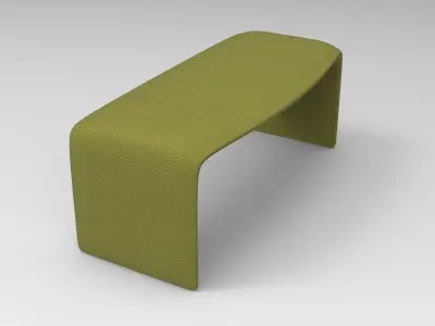 Saly Pouf Low-poly 3D model