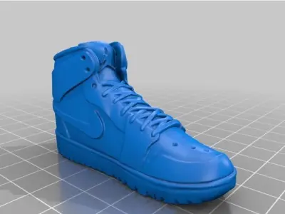 Air Jordan Retro 1 key chain 3D print model