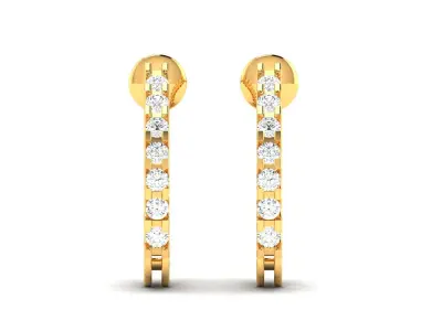 Earring 3Ddm stl obj fbx Render Details 3D print model