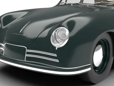 Porsche 356 2 Coupe 1948  3D model